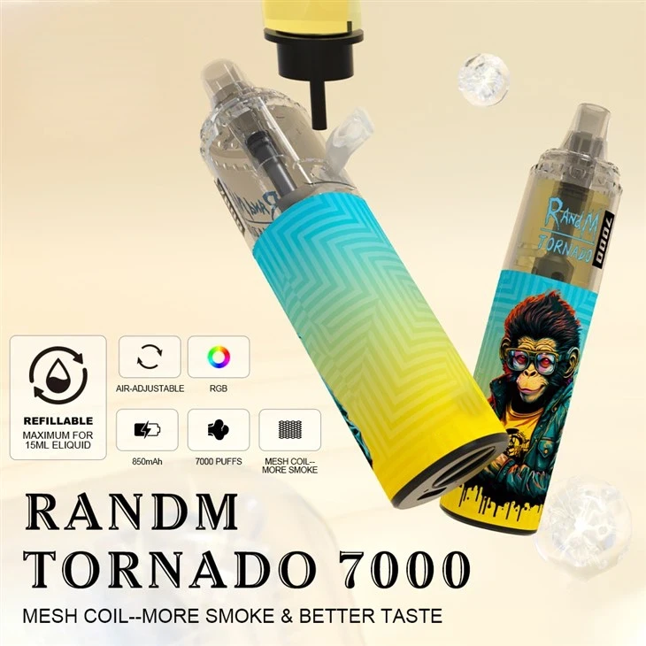 Refillable Vape Randm Tornado 7000 Refillable
